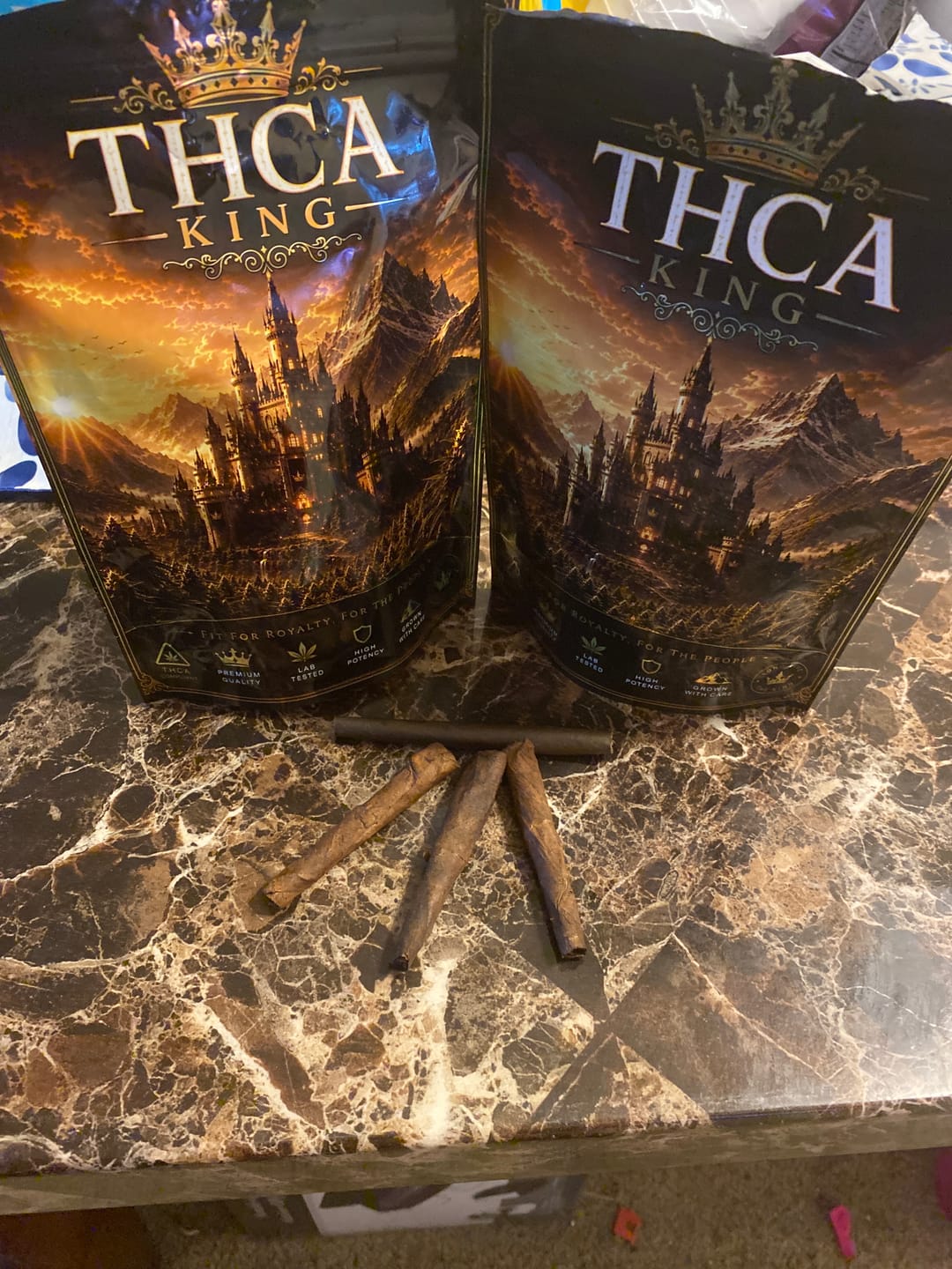 Customer photo review of Bulk THCA Smalls