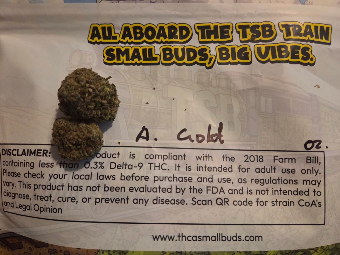 Customer photo review of Acapulco Gold THCA Flower