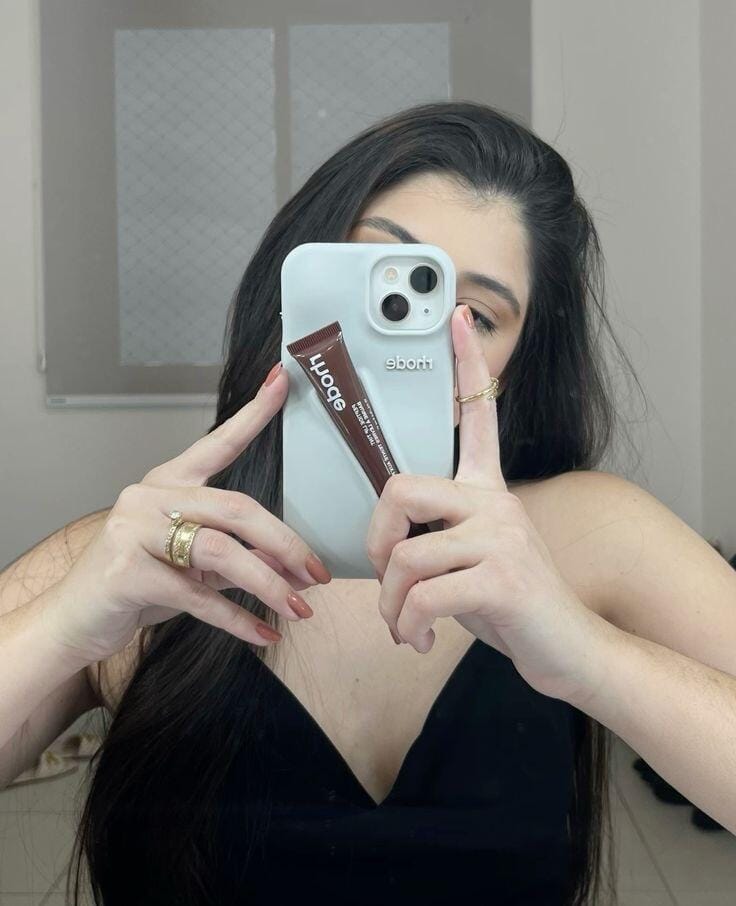 Customer photo review of Rhode Phone Case Rose