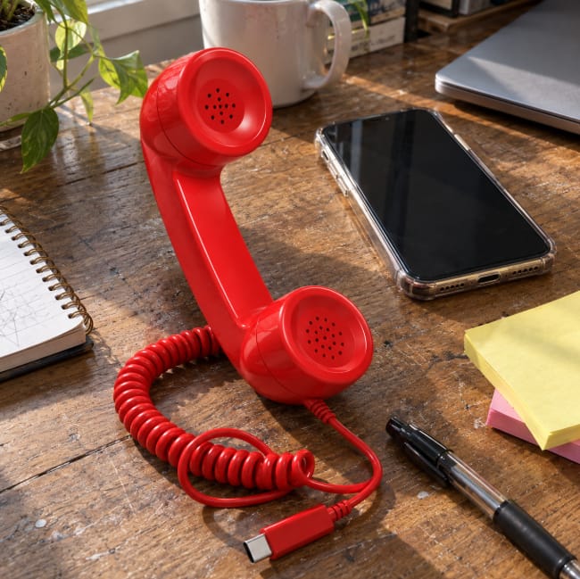 Customer photo review of Retro Ring™ Phone Handset