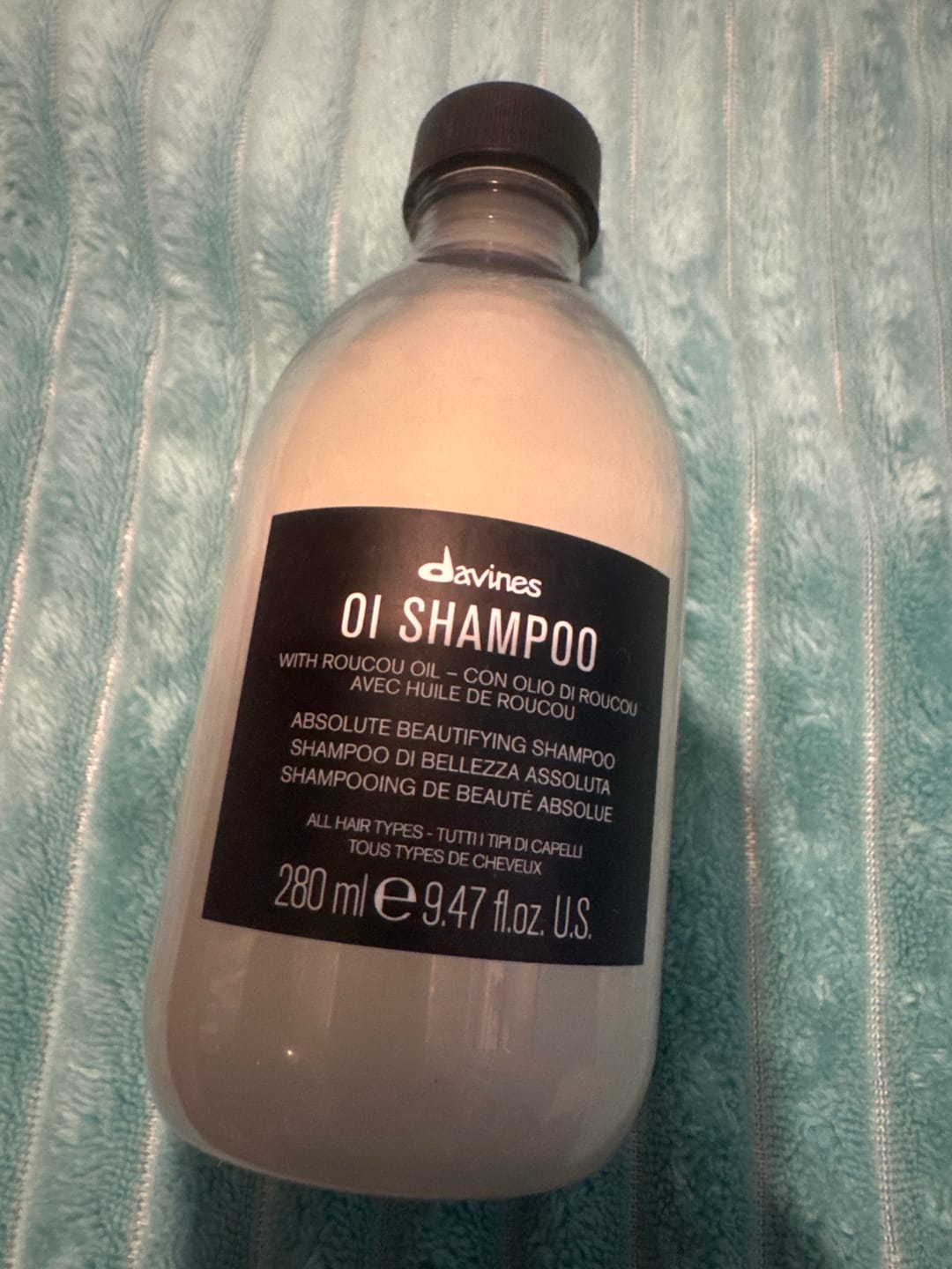 Customer photo review of Shampoo Antioxidante Oi Davines