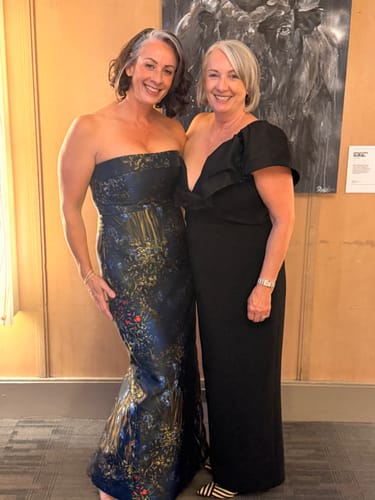 Customer photo review of Naomi Dress in Black by Elle Zeitoune - RENTAL