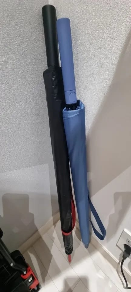 Customer photo review of Premium Extra-Large Double-Layer Golf Umbrella with Windproof Frame