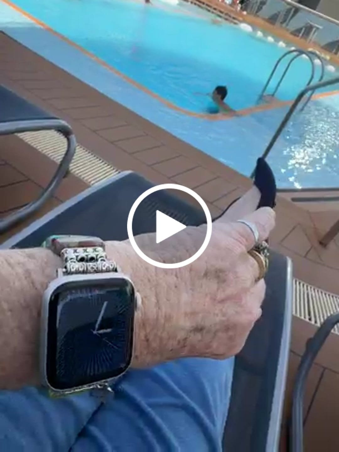 Customer video review of Whimsical Howlite Stretch Apple Watch Strap