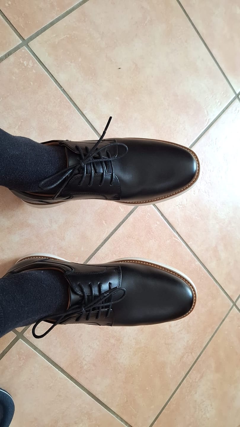 Customer photo review of Quinoa Leisure Derby Shoes