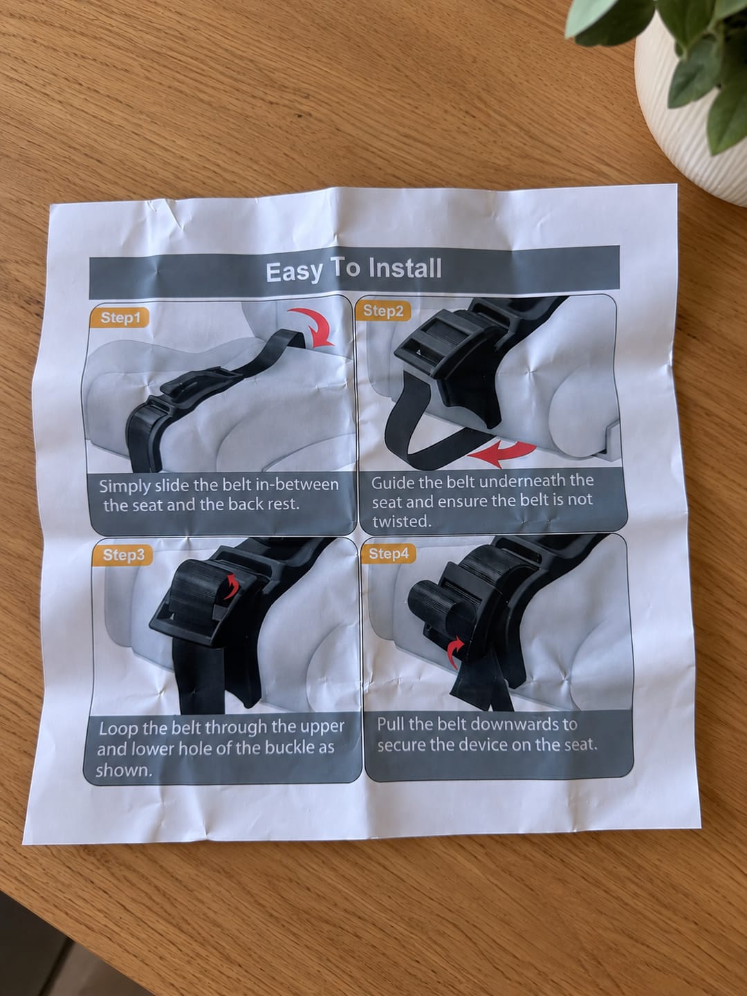 Customer photo review of MamaSafe - Gurtadapter für Schwangere