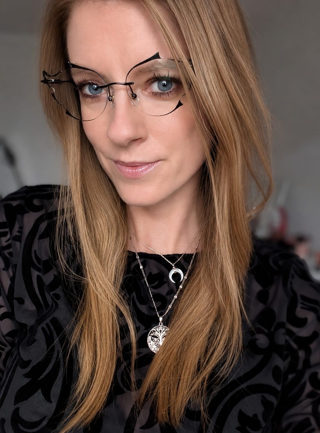 Customer photo review of Flare Eyeglasses
