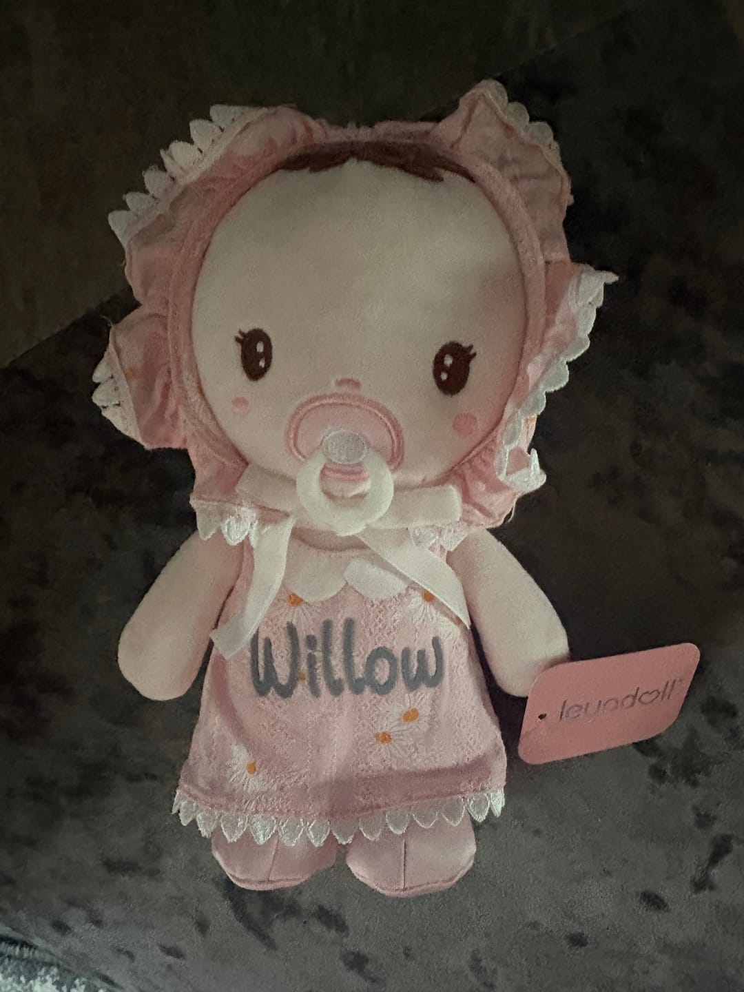 Customer photo review of Personalized Daisy Baby Girl