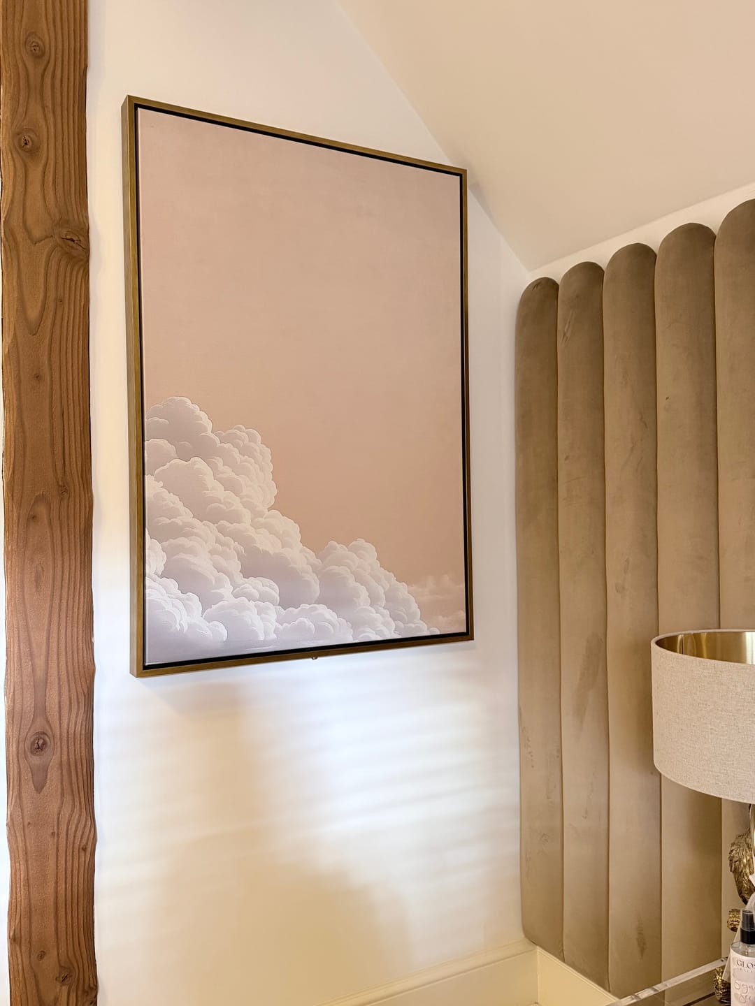 Customer photo review of Soft Billowing Cloud Print