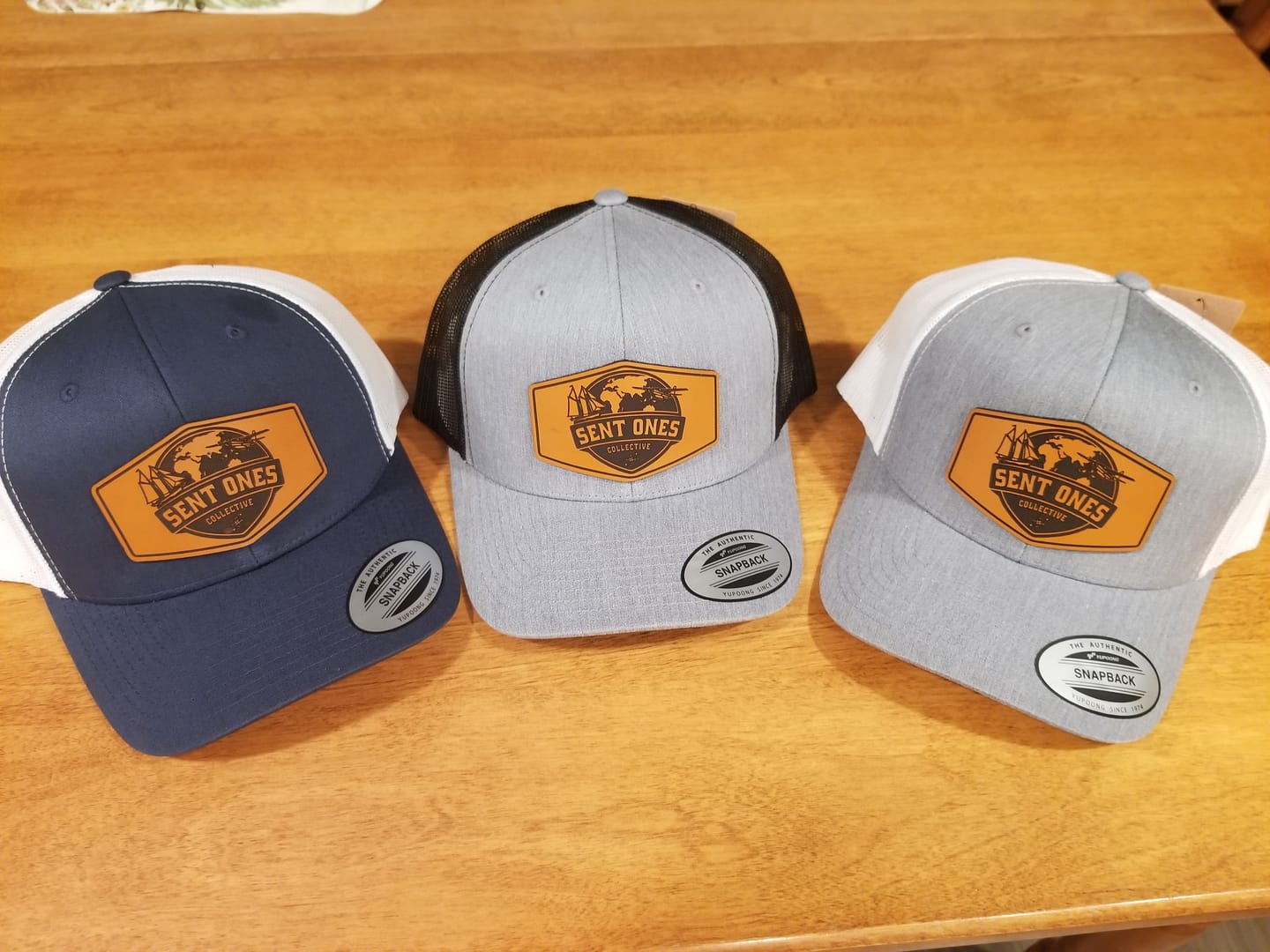 Customer photo review of Richardson 112 Custom Leather Patch Hats