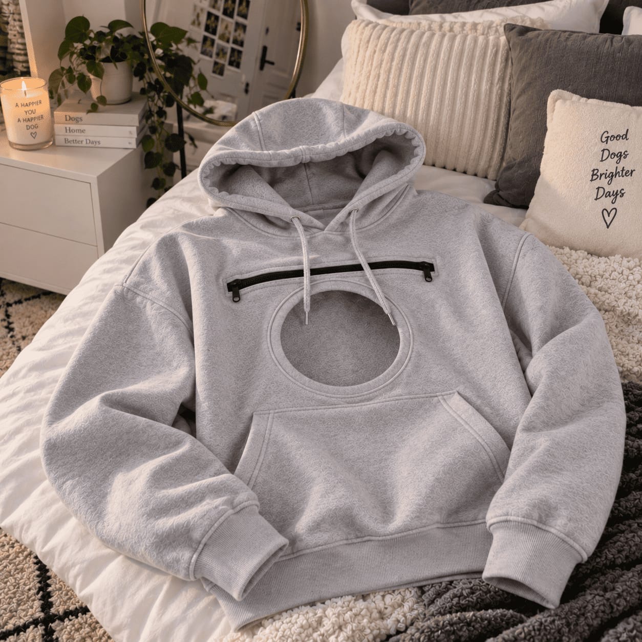 Customer photo review of Sudadera tipo canguro