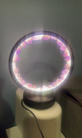 Customer photo review of FuAttract Calm Harmony & Serenity Amethyst Crystal Night Lamp Three Color Modes Eye Protection