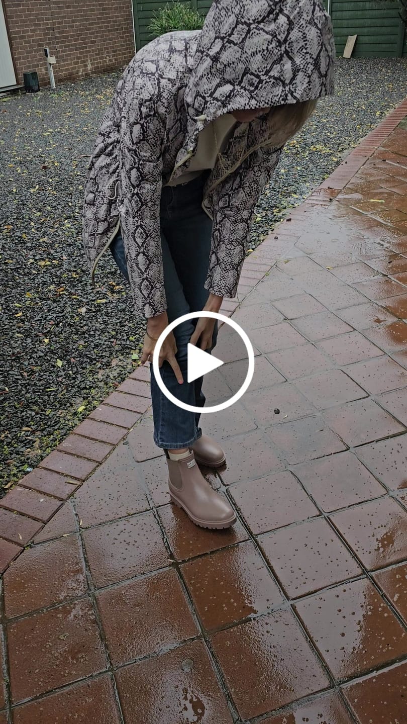 Customer video review of Biscuit Rain Boots
