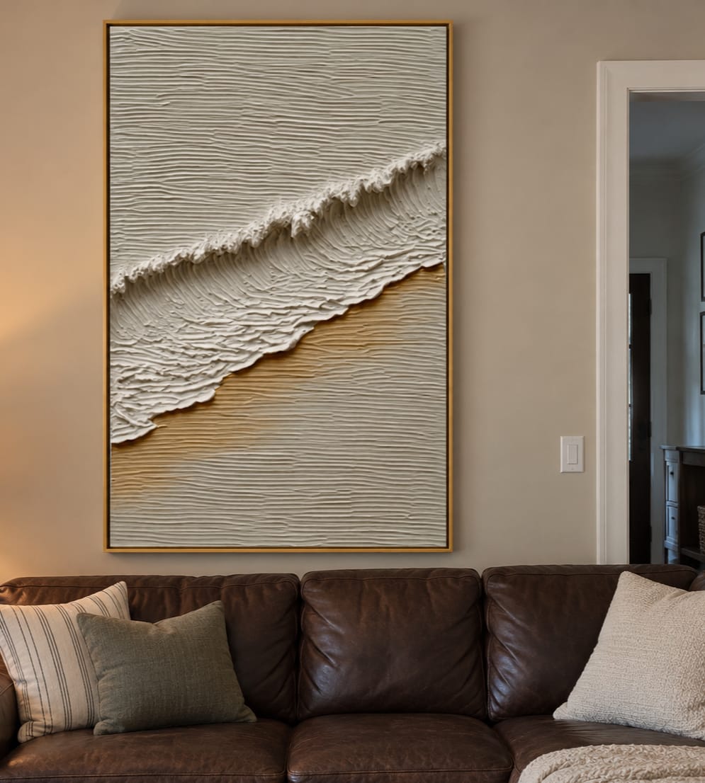 Customer photo review of Tidal Fold-Relief Painting