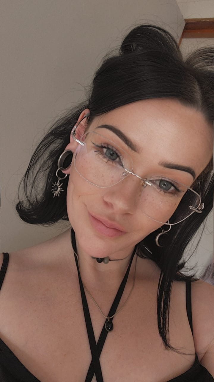 Customer photo review of Lanie Eyeglasses