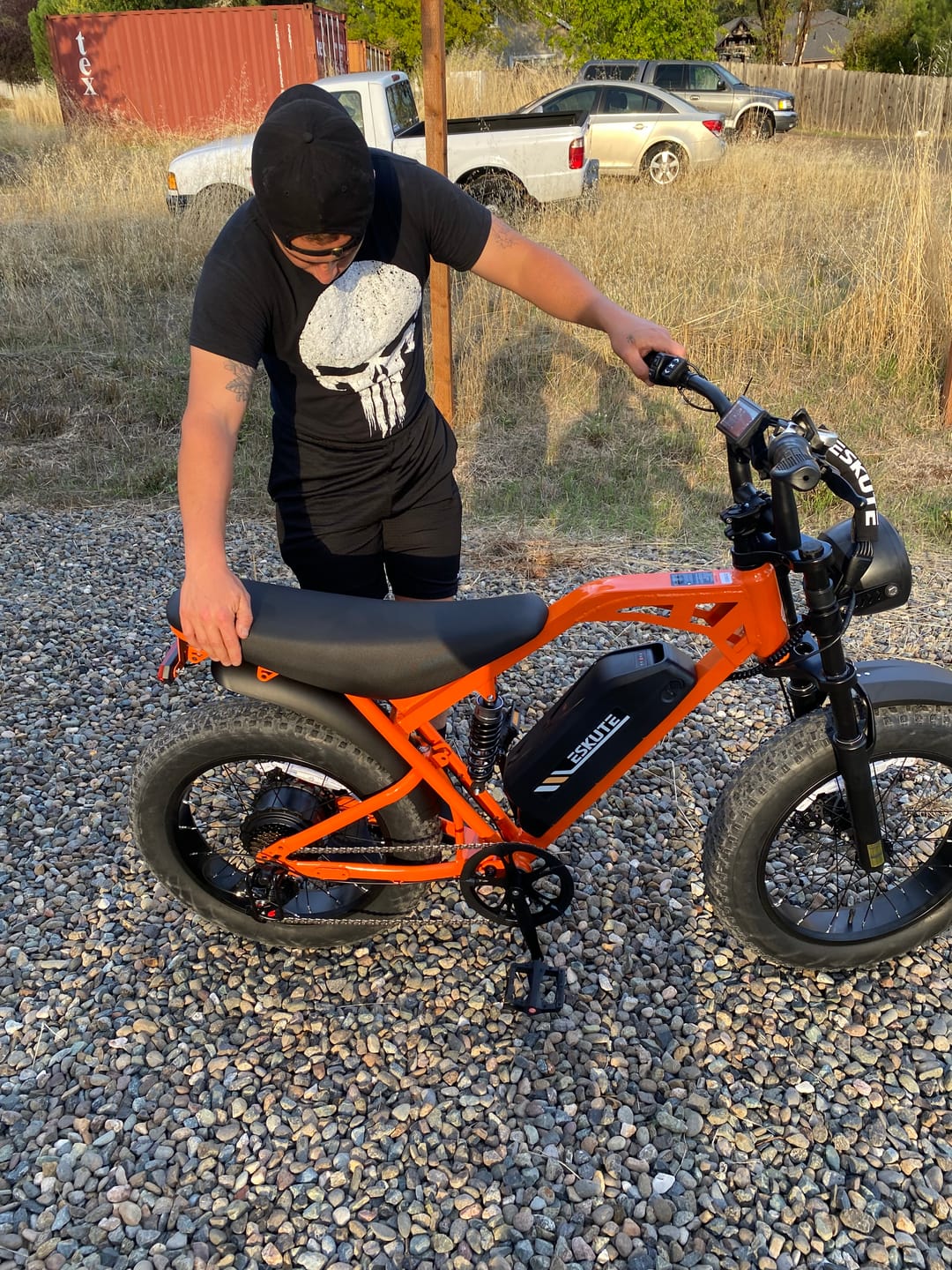 Customer photo review of Eskute® V200 20*4.0" Dirt Electric Bike for Kids&Teens