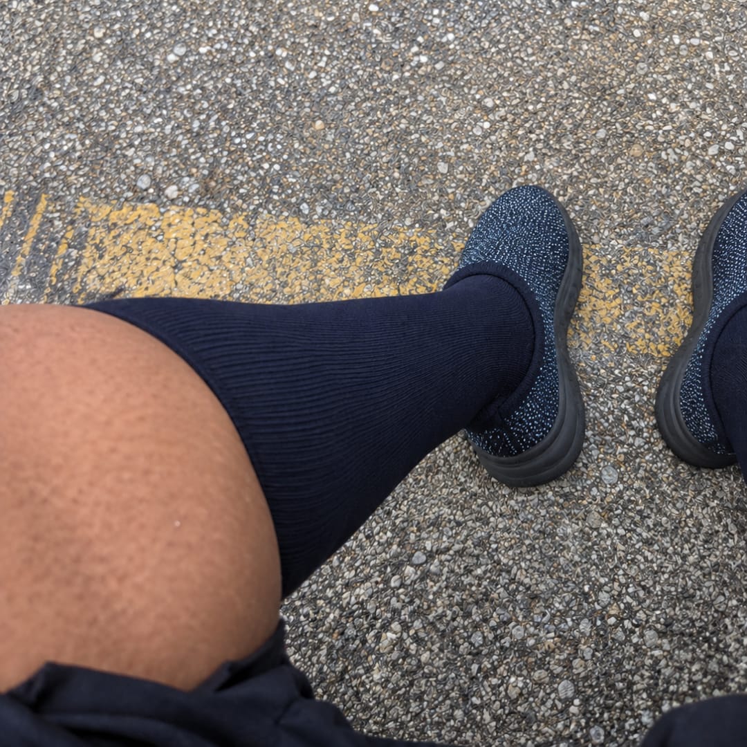 Customer photo review of Circula Compression Socks