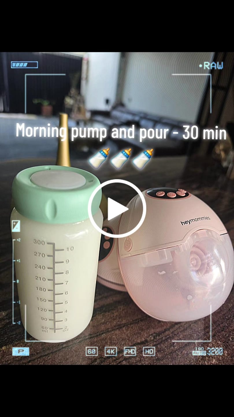 Customer video review of Draagbare Borstkolf - Heymommies Flow Lite 12