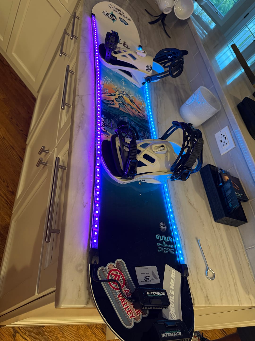 Customer photo review of LED SNOWBOARD SYSTEM