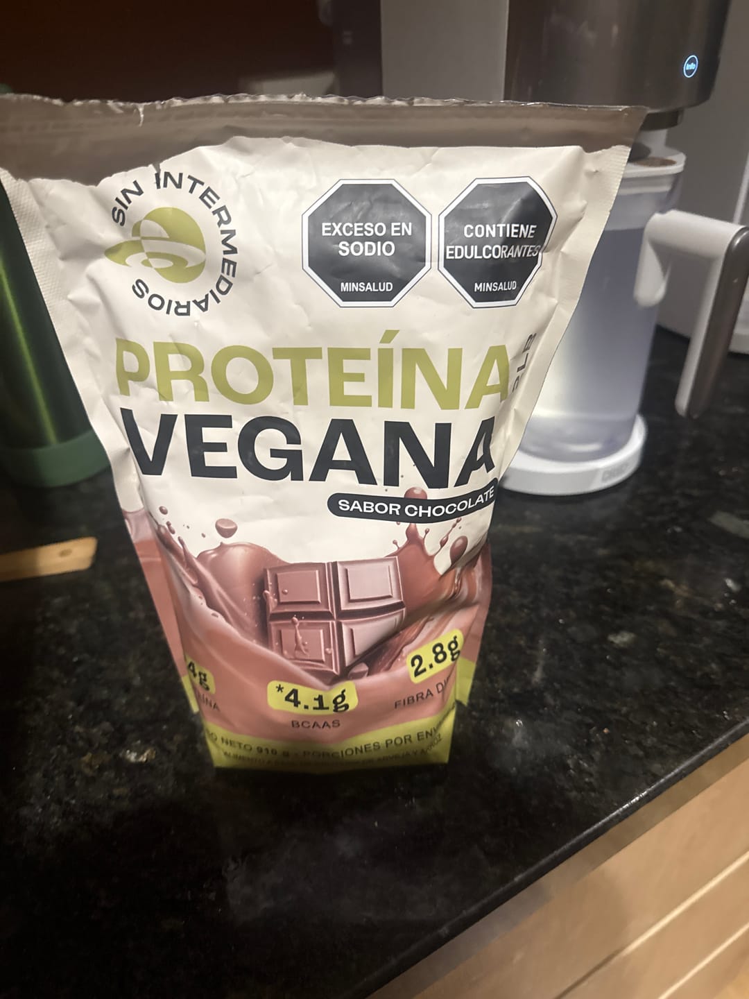 Customer photo review of Proteína Vegan - Chocolate