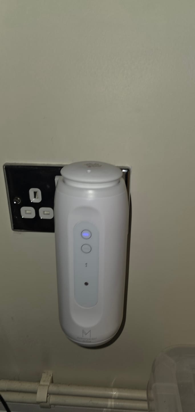Customer photo review of ZenPlug – The Smart Bluetooth Waterless Plug-In Diffuser