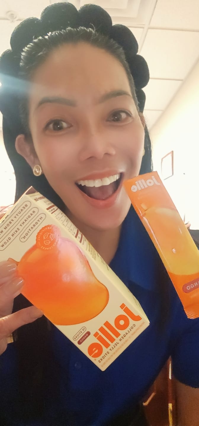 Customer photo review of JOLLIE Mango Collagen Jelly Sticks