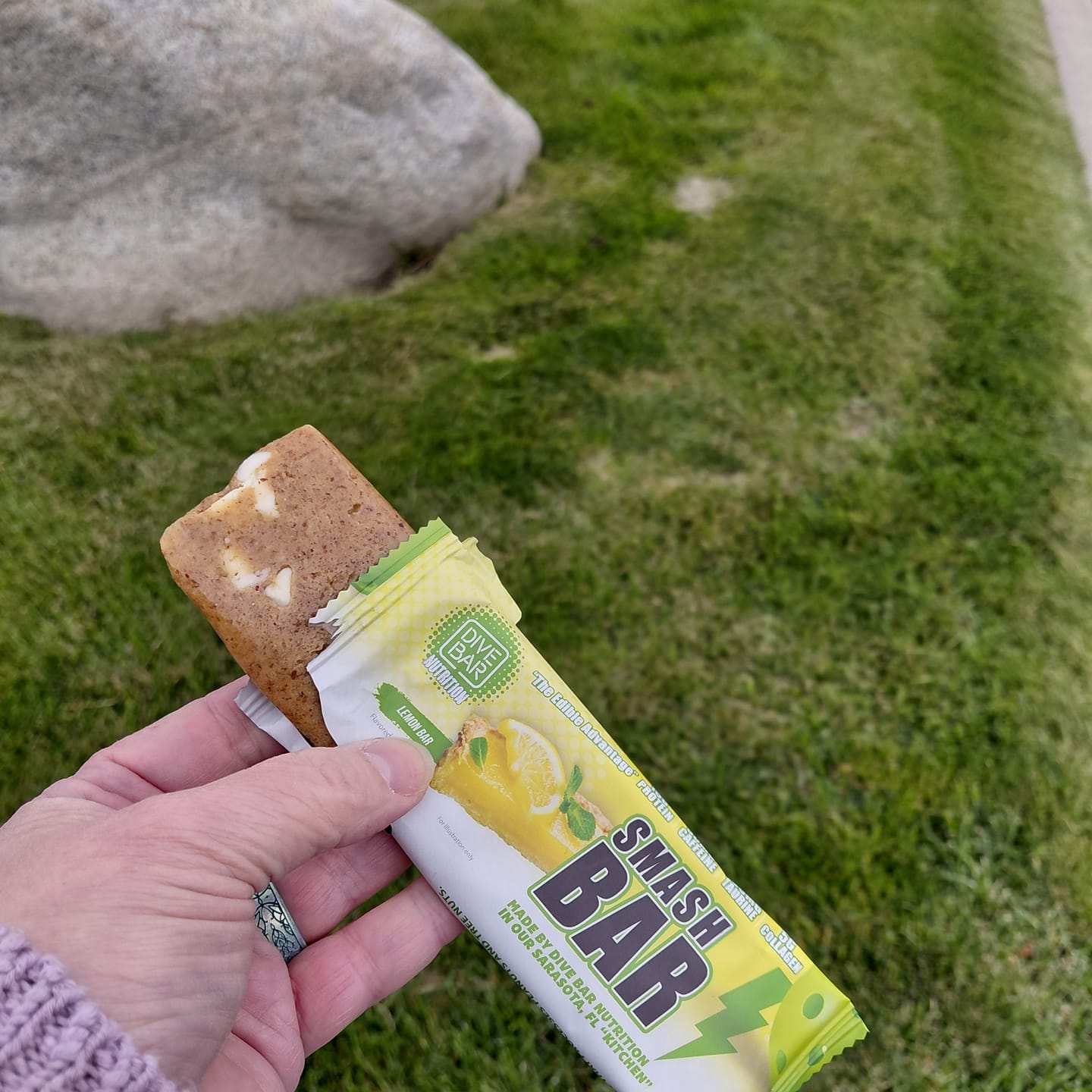 Customer photo review of VALUE MENU Smash Bar - Lemon - 5 Bars