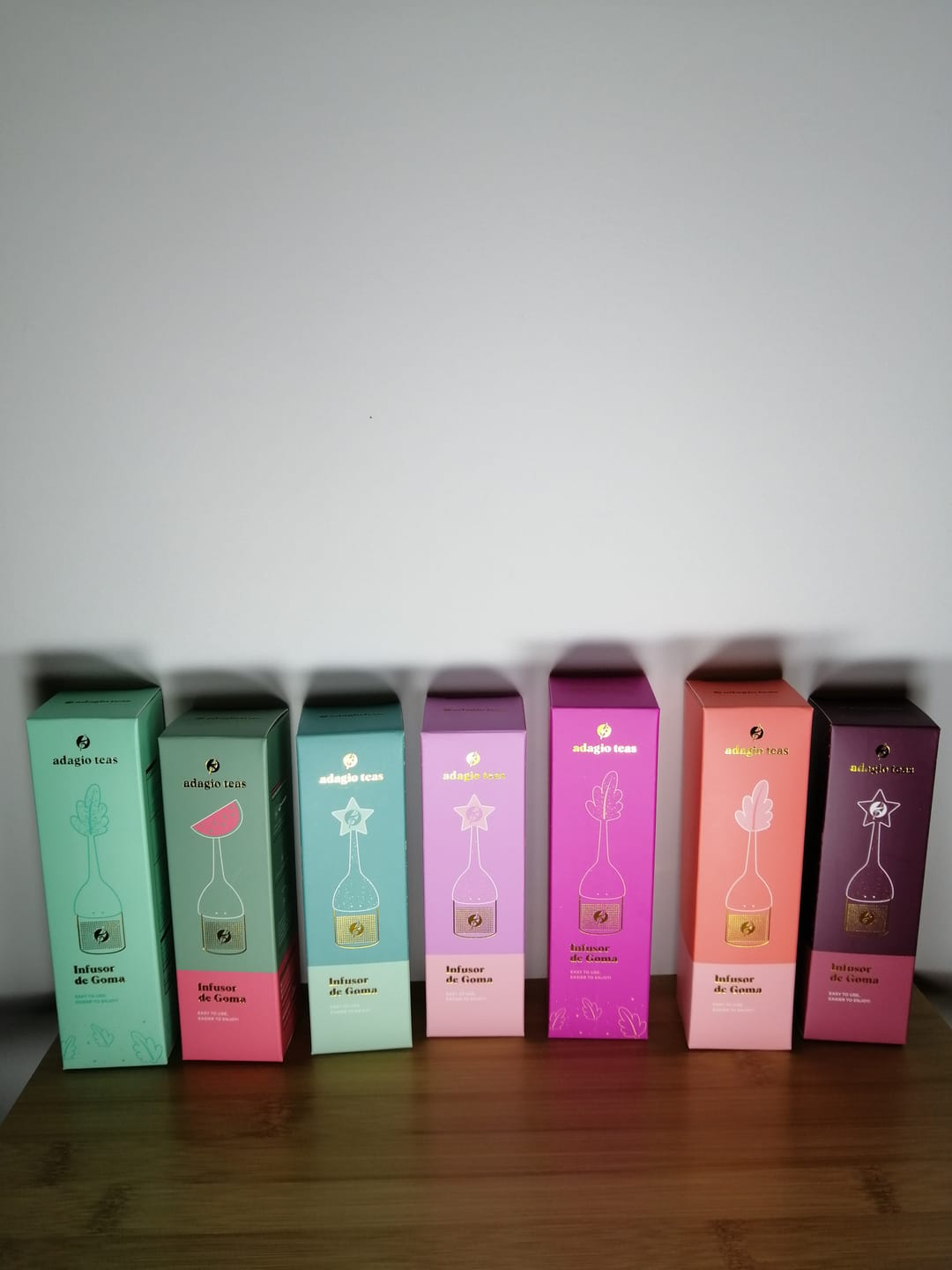 Customer photo review of Infusor de Goma Hoja Durazno
