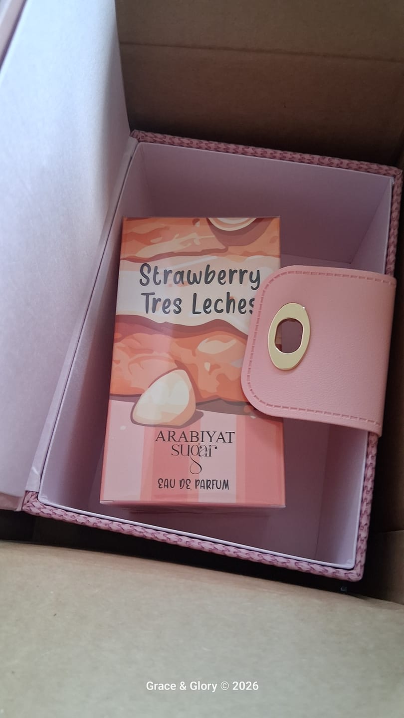 Customer photo review of Arabiyat Sugar Strawberry Tres Leches Eau de Parfum, 100 mL