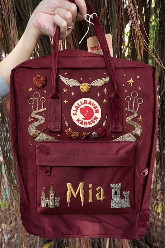 Customer photo review of Star Wars Fjallraven Kanken Hand-Embroidered Backpack