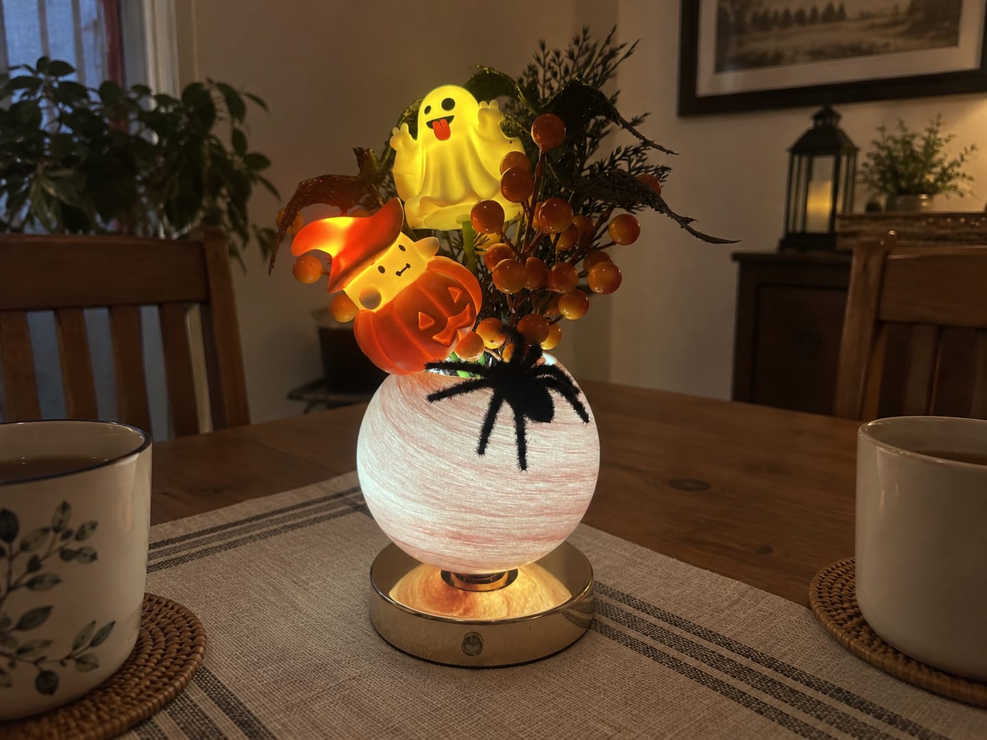 Customer photo review of pumpkin bloom lamp