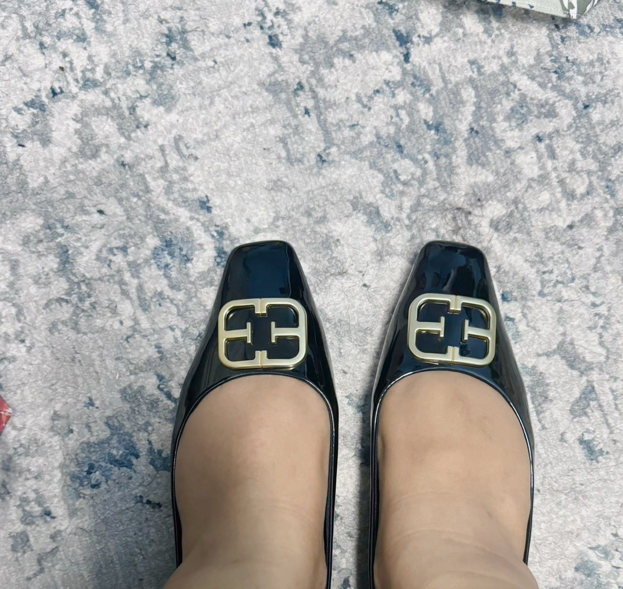 Customer photo review of Jacqueline Slip-on Flats & Ballerina In Black