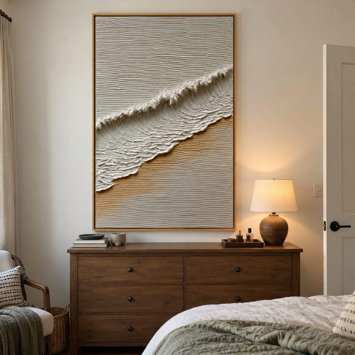 Customer photo review of Tidal Fold-Relief Painting