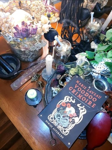 Customer photo review of The Marie Laveau Voodoo Grimoire