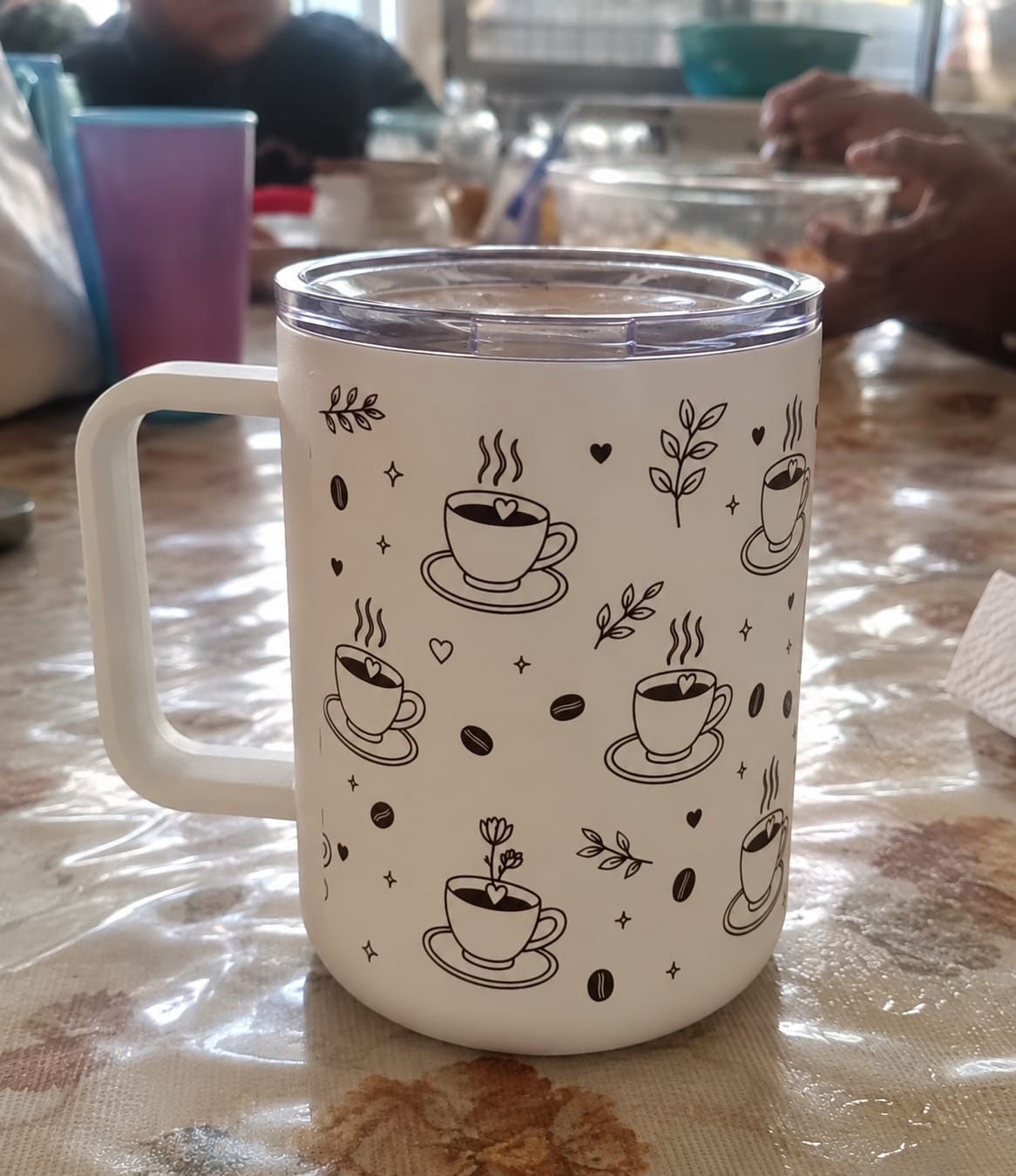 Customer photo review of Workday Fuel Insulated Mug