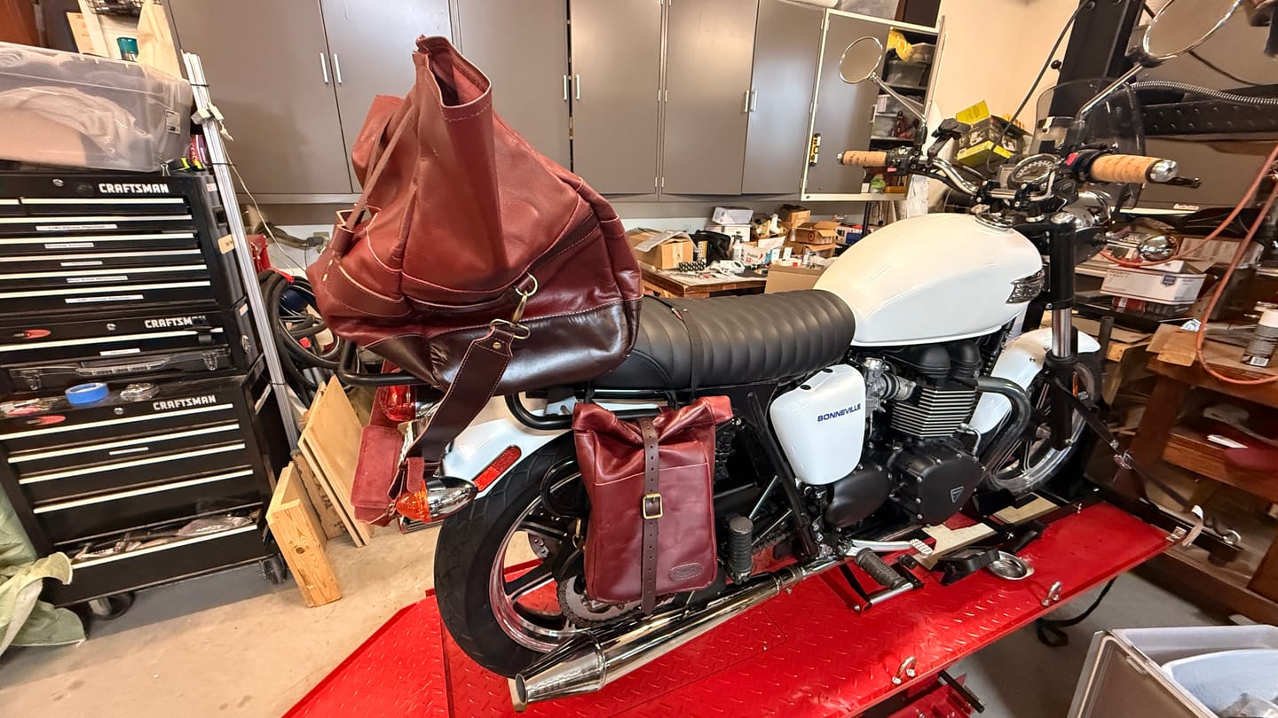 Customer photo review of outlaw duffel bag