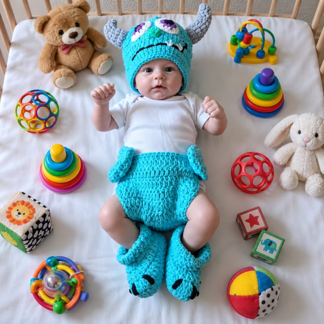 Customer photo review of CozyCuties™ Baby Outfit Set