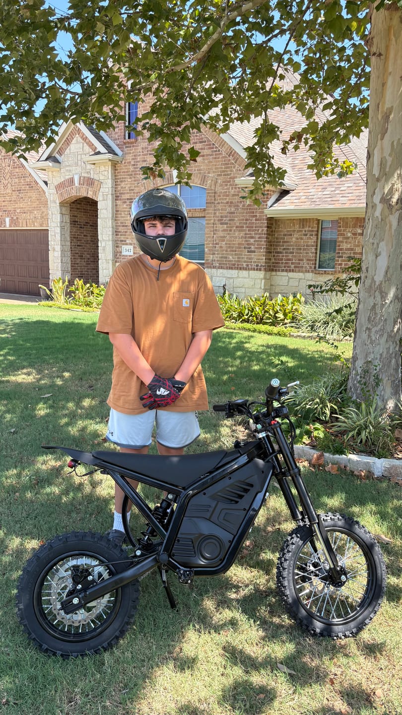 Customer photo review of Eskute® NOVA X 4000W Electric Dirt Bike