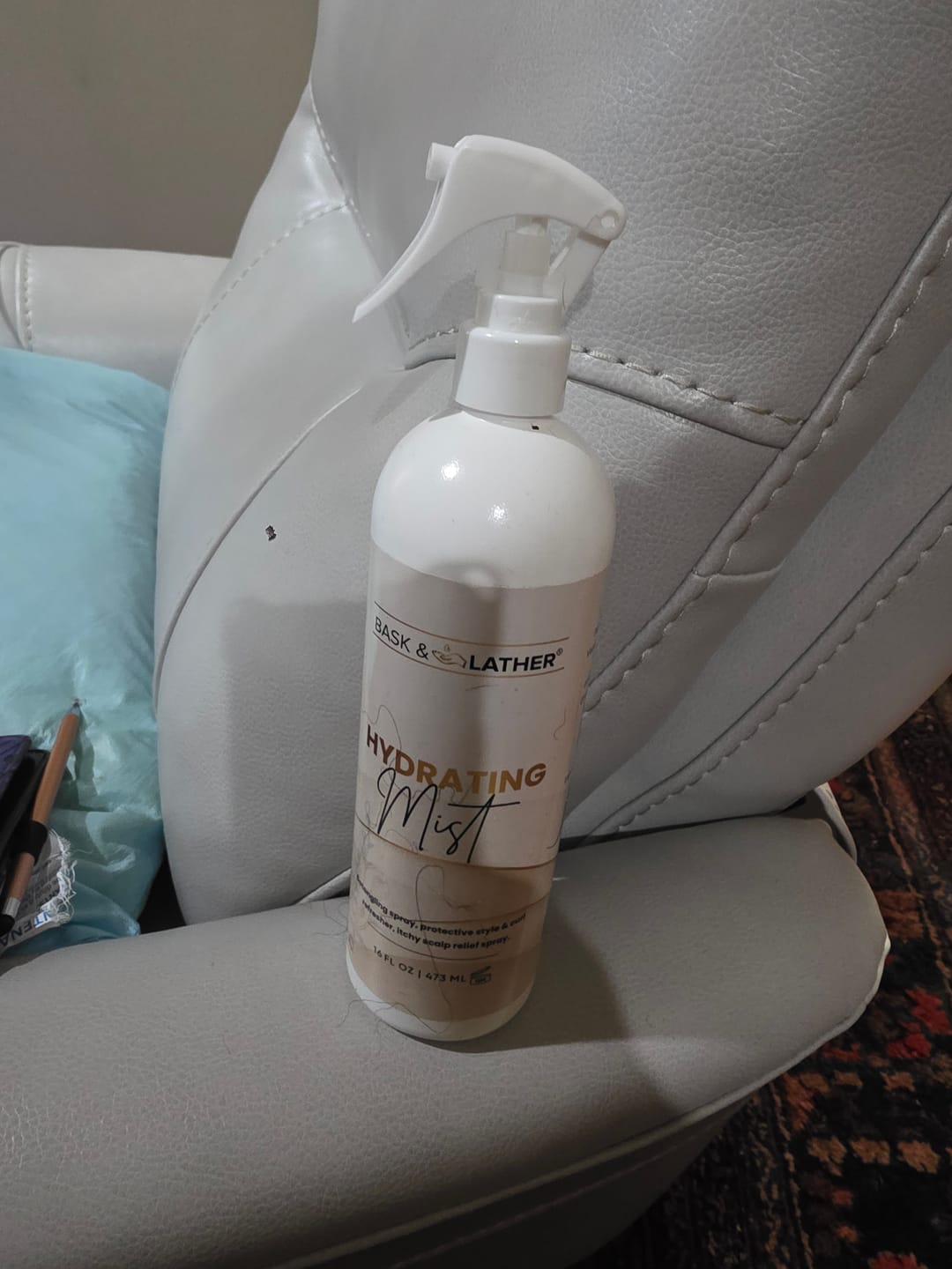Customer photo review of Hydrating Hair Mist