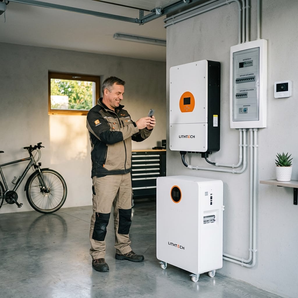 Customer photo review of LiFePO4- 51,2V, 16kWh, 14kWh, 10kWh, 5kWh Napelemes akumulátor