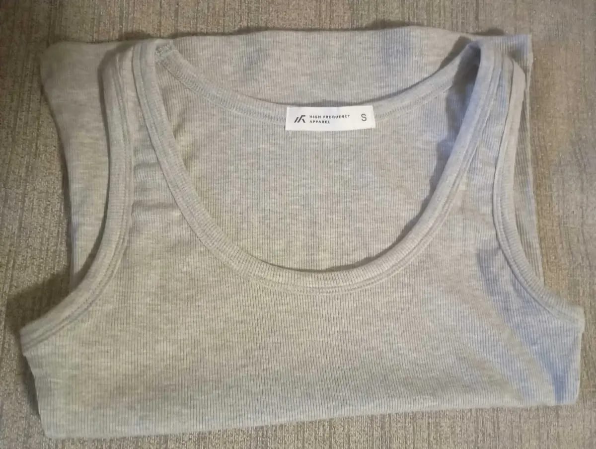 Customer photo review of Ribbed Tank Top