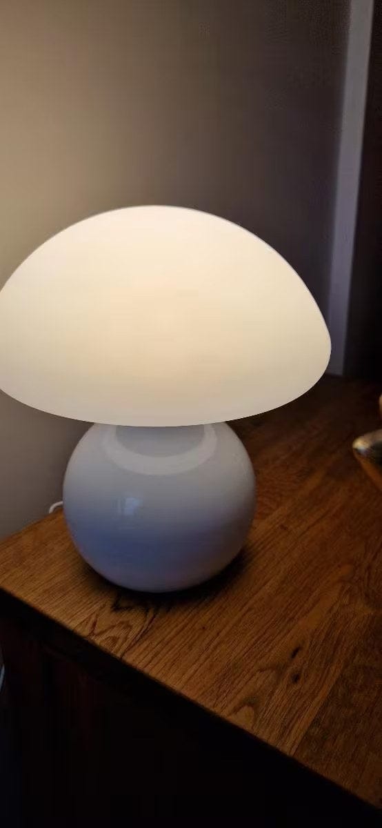 Customer photo review of Bauhaus Pilzlampe Cremeweiß | Elegantes Lichtambiente pur
