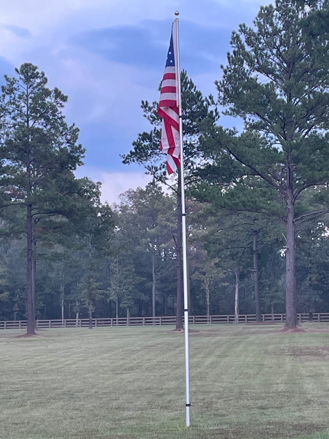 Customer photo review of 4' x 6' American Flag