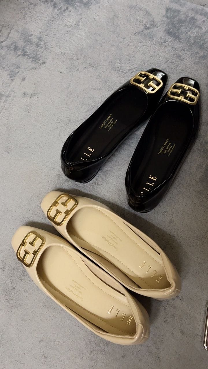 Customer photo review of Jacqueline Slip-on Flats & Ballerina In Beige