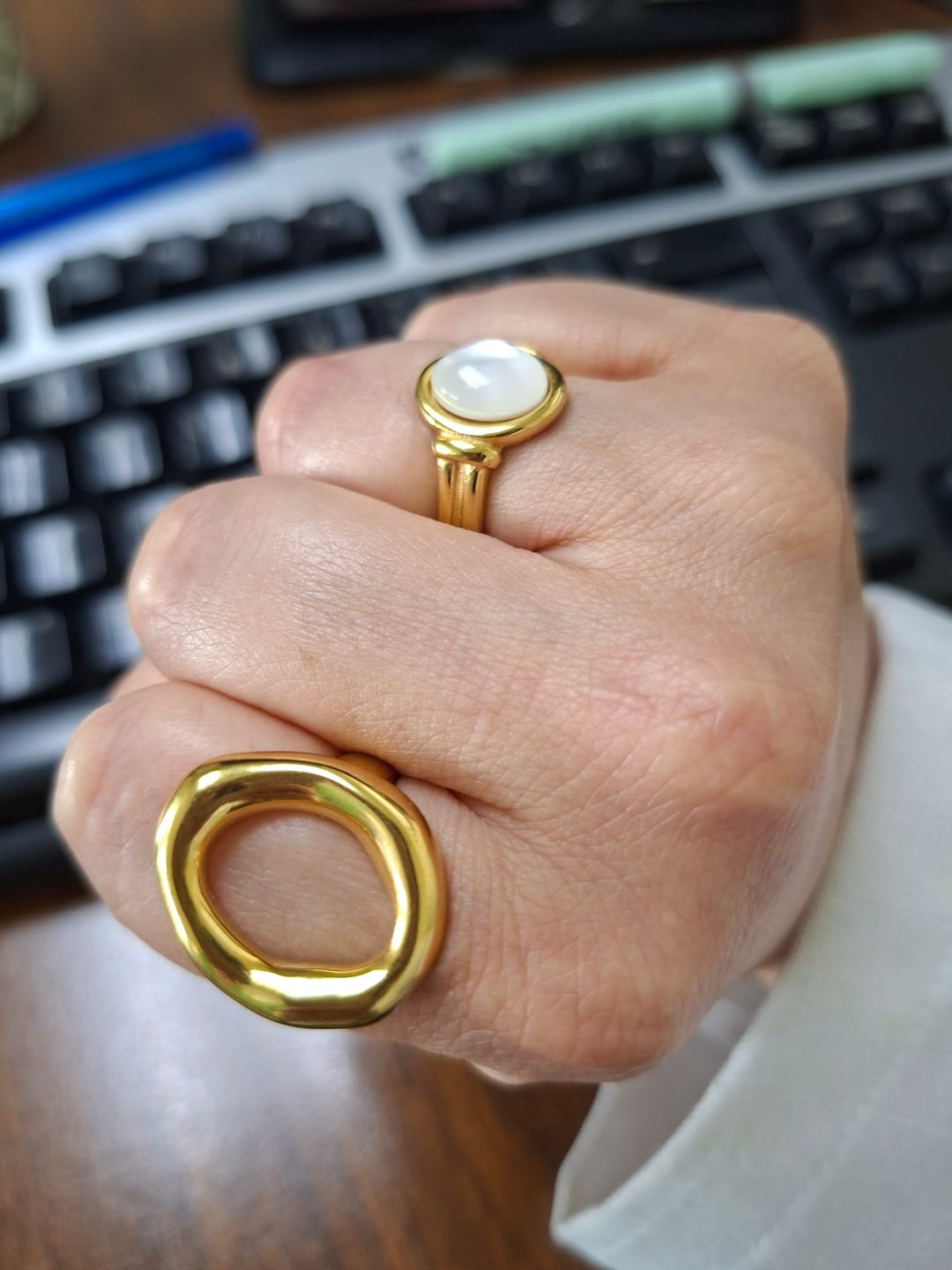 Customer photo review of Anillo Rust Mini
