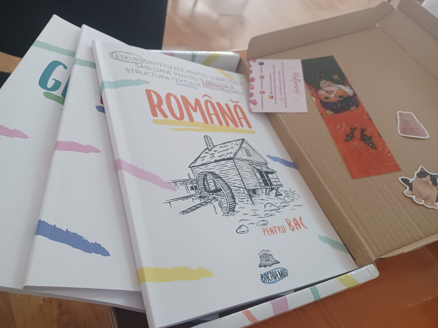 Customer photo review of Pachet Bacalaureat (Română + Istorie + Geografie) Bacademia