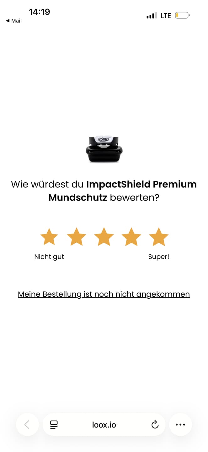 Customer photo review of ImpactShield Premium Mundschutz