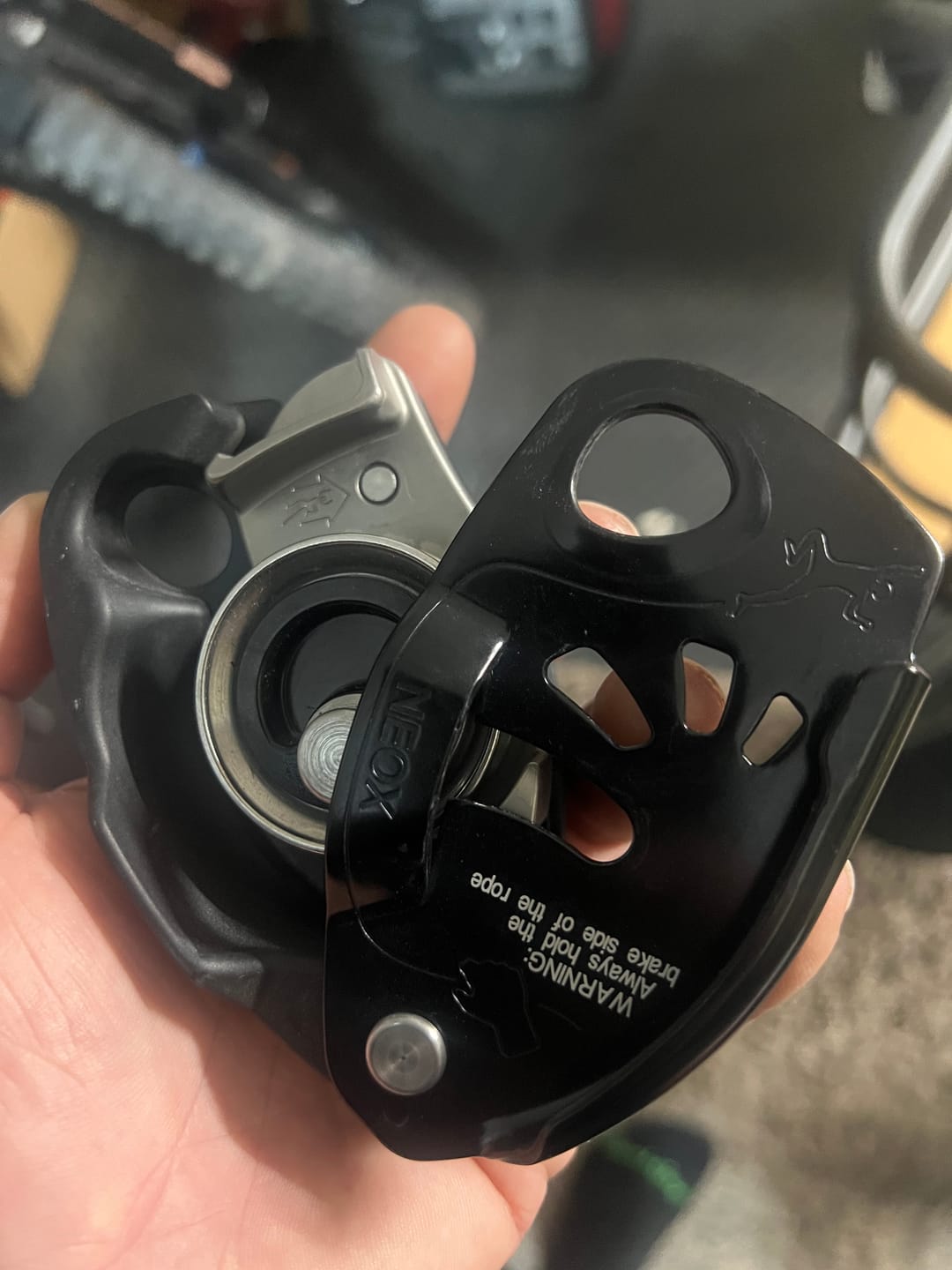 Customer photo review of Neox Belay Device