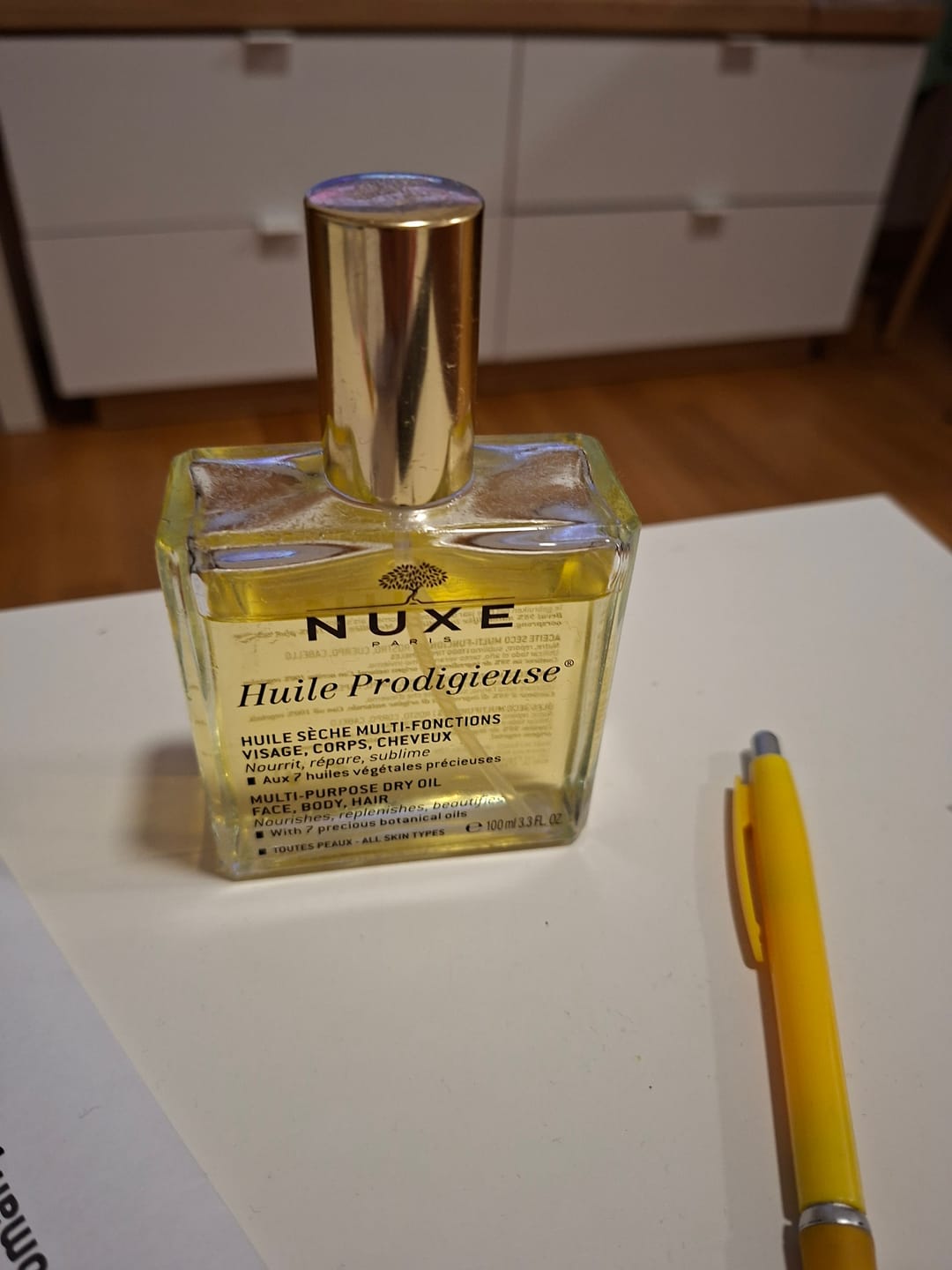 Customer photo review of NUXE PRODIGIEUSE Čarobno suvo ulje za telo