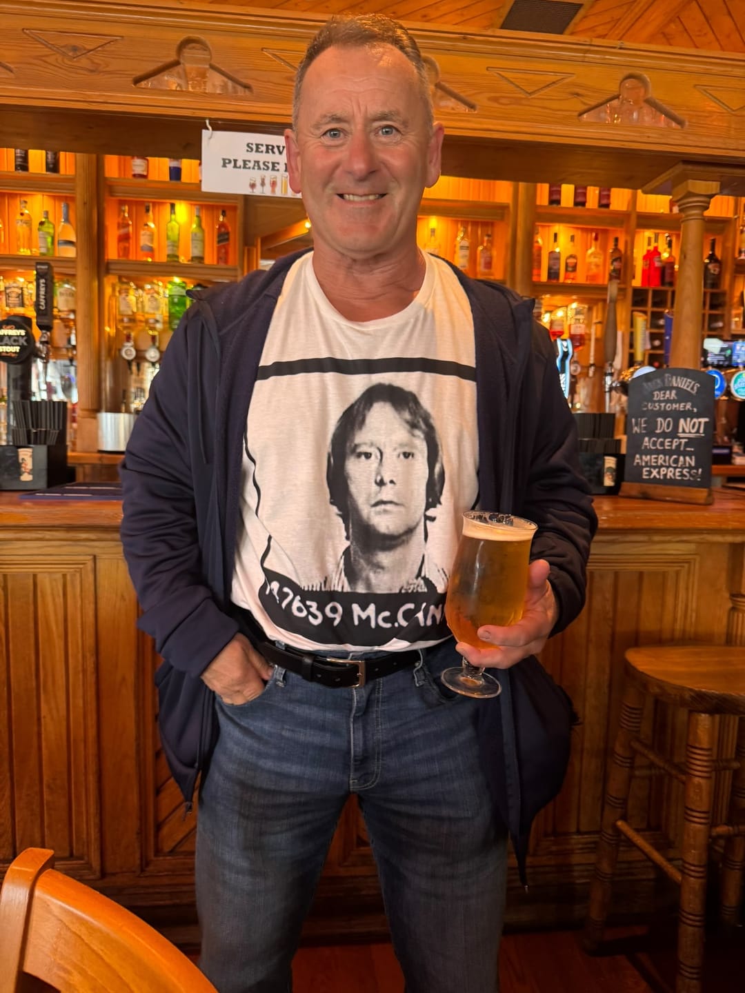 Customer photo review of 'Terry  McCann' T-Shirt